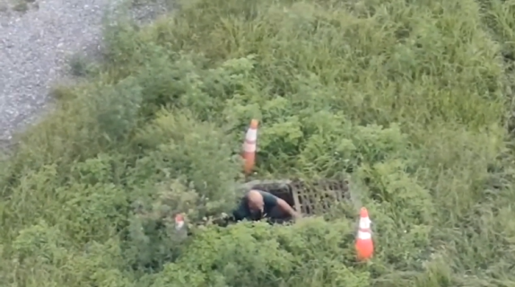 全てドローンに見られていた容疑者