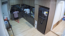 コンロを掃除中に誤って点火