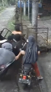 超スレスレで事故