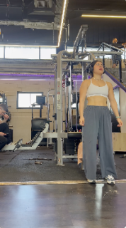 筋トレ後バーが頭を直撃