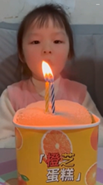 女の子の願いを聞き入れないろうそく