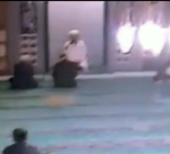 暴れまわって礼拝の邪魔をする猫