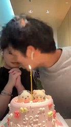 彼女にキスをして頭が燃えた彼氏